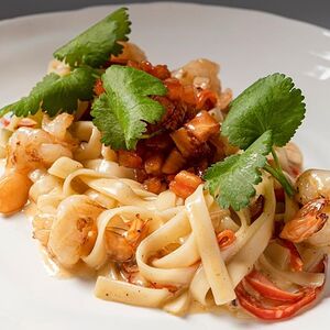 Паста с креветками 