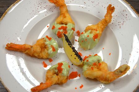 Креветки Васаби