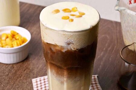 Латте с сырной пенкой