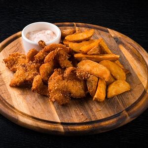 Кусочки курочки в сухарях