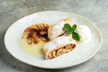 Штрудель яблочно-грушевый