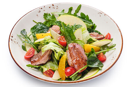 Салат Утка-шпинат