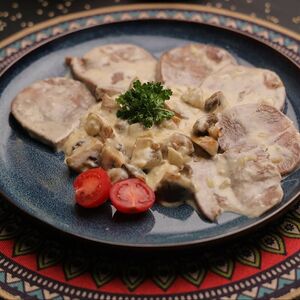 Язык в сливках