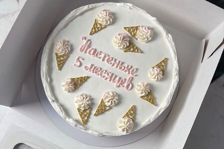 Бенто-торт №5 надпись любая