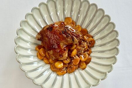 Утиная ножка конфи с ньокки из тофу 