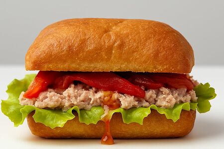 Сэндвич с тунцом и сладким чили