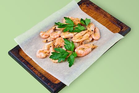 Креветки жареные