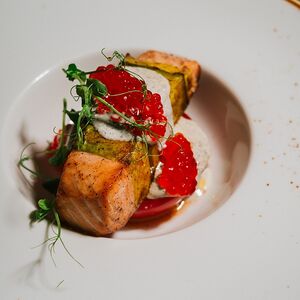 Стейк из лосося