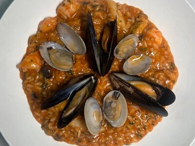 Ризотто с морепродуктами