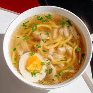 Куриный с домашней пастой