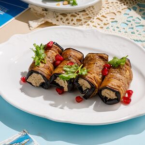 Рулеты из баклажанов