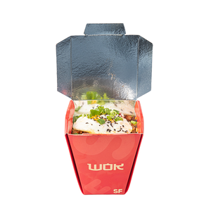 Вок с рисом и креветками