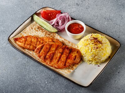 Филе цыплёнка на мангале