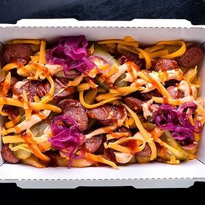 Ланч-бокс с колбасками