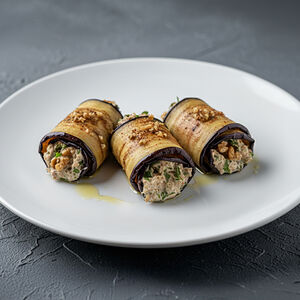 Баклажаны с орехами