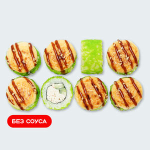 Запеченный сырный с крабом