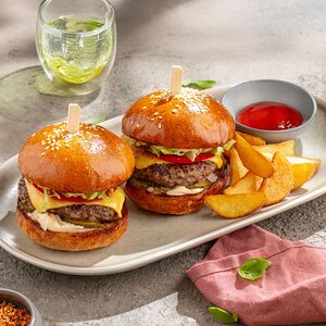 Мини-бургеры с говядиной