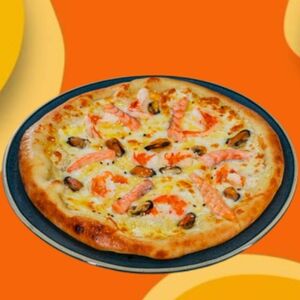 Пицца Морская большая