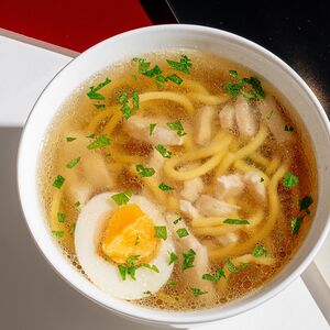 Куриный с домашней пастой