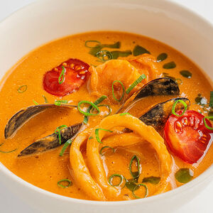 Суп с морепродуктами