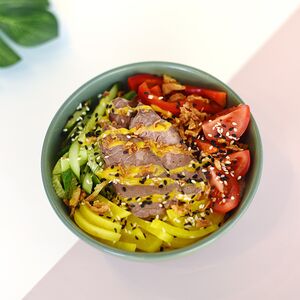 Поке Медовый ростбиф мини