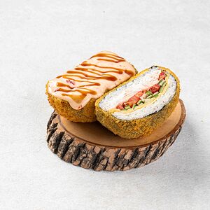 Суши-бургер с курицей