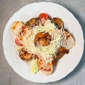 Цезарь с креветками 