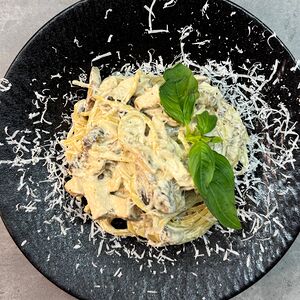 Паста Курица-грибы