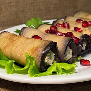 Баклажаны с орехами (бадриджани)