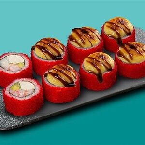 Запеченный с креветкой