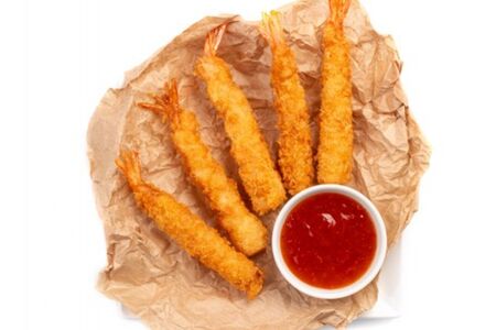 Креветки темпура