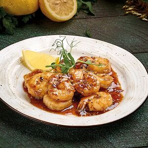 Креветки тигровые в пряном соусе