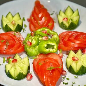 Ассорти из свежих овощей 