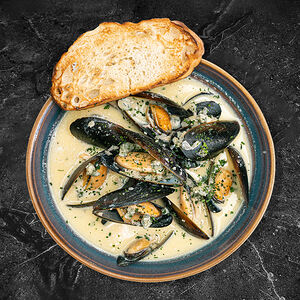 Соте из мидий