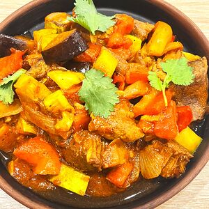 Чанахи из свинины с овощами