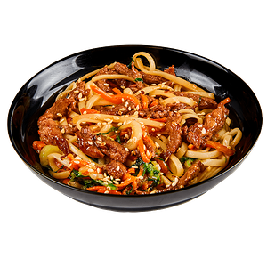 Вок Удон с говядиной гальби