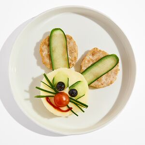 Пюре с котлеткой