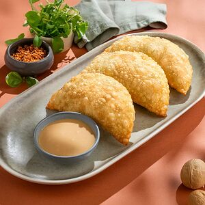 Мини-чебуреки с жюльеном из грибов