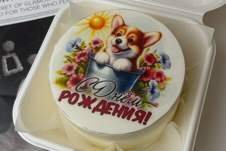  Бенто-торт с днем рождения корги