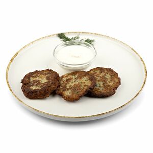 Драники со сметаной