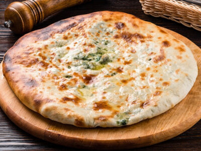 Пирог с картофелем и грибами 