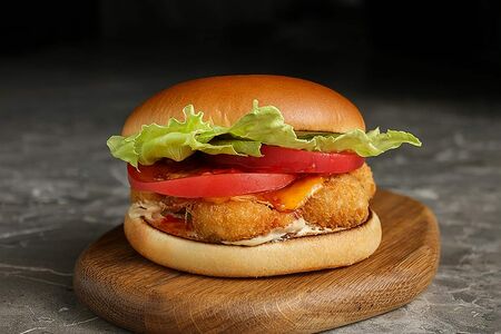 Бургер с креветкой