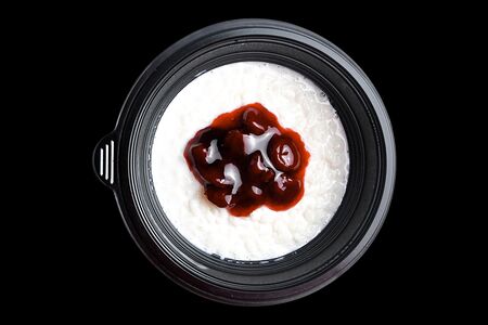 Каша рисовая с вишней