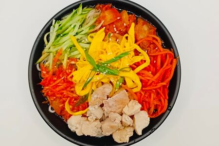 Лапша куксу с курицей