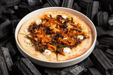 Лепешка с нижегородскими грибами