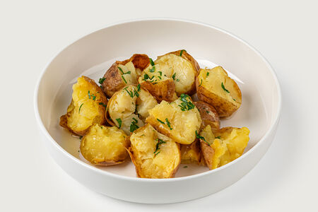 Запечённый картофель с топлёным маслом