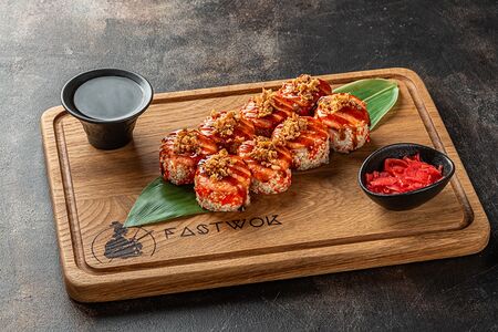 Запечённый с лососем Люкс