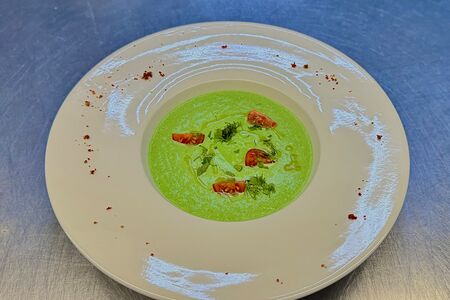 Зелёный крем-суп