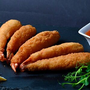 Тигровая креветка в панировке панко