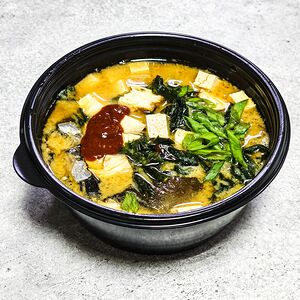 Мисо-суп с кимчи